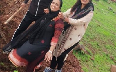 Tree Plantation Event at  Garade Gaon