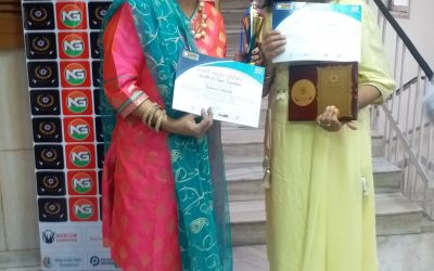 Award by spes on women day last year 2018